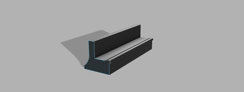 Barrier Bench w/ Pool Coping Fingerboard Obstacle