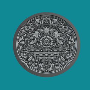 Peninsula Medallion Peninsula 3d Print Model