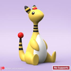 POKEMON - AMPHAROS (EASY PRINT NO SUPPORT)