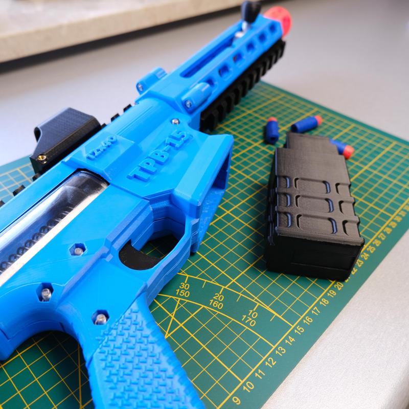 TPB-15 Foam Dart Rifle | Nerf Blaster | Foam Dart Blaster