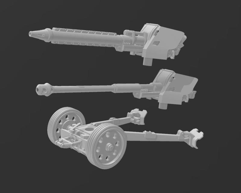 PaK 43/41, and PaLk 47 Field Guns for Dust Warfare 1947