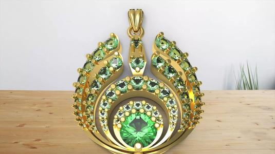 3D Pendant Model
