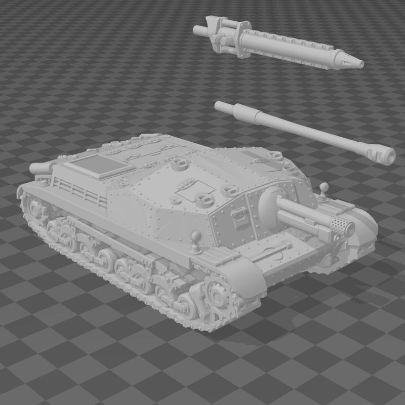 Zrinyi Tank Destroyer for Dust Warfare 1947