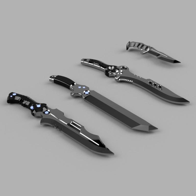 Combat Knives for Space Boys