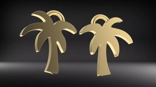 PALM TREE EARRING