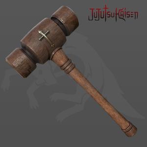Hiromi Higuruma Gavel from Jujutsu Kaisen for cosplay 3d model