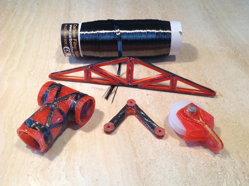 Carbon Reinforced 3-d Prints