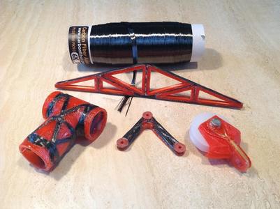 Carbon Reinforced 3-d Prints