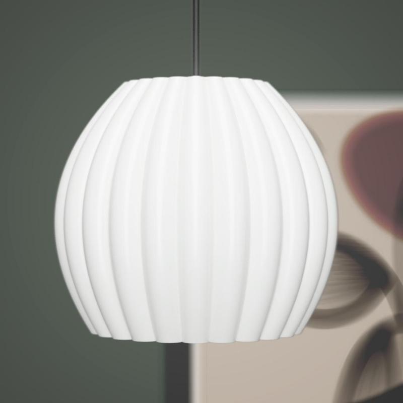 Elegant Ribbed Lamp Shade