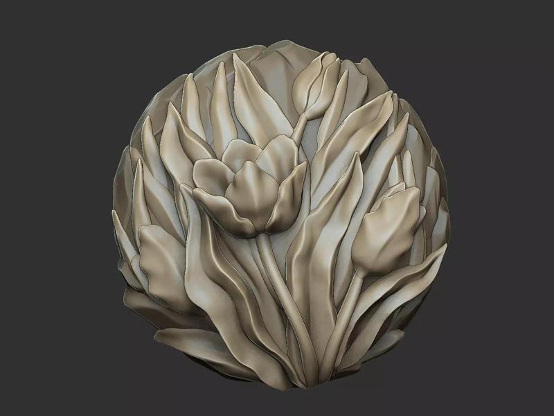 The special Tulip flower design v1