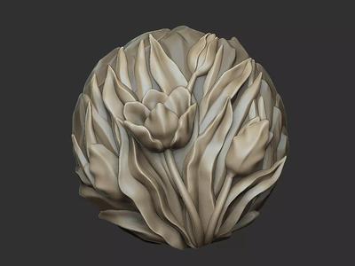 The special Tulip flower design v1