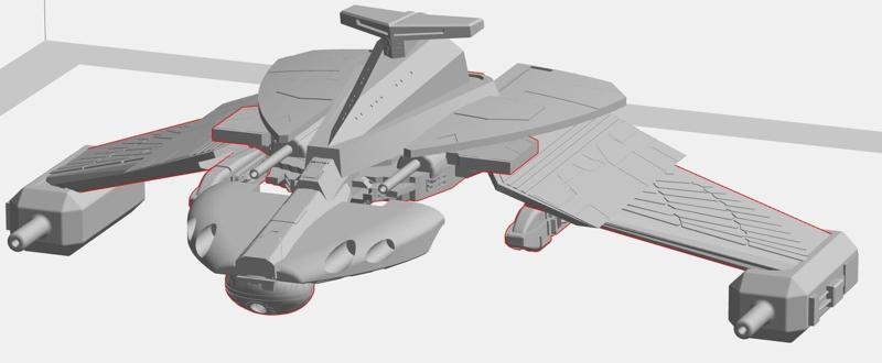 Klingon She'khan attack cruiser