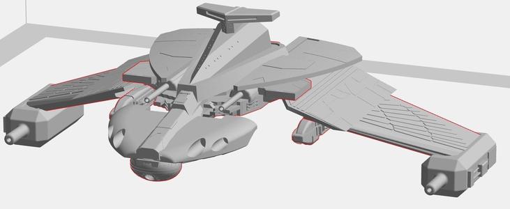 Klingon She'khan attack cruiser