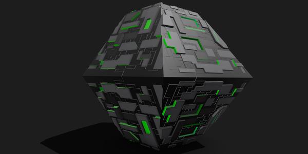 Borg mothership - Star trek