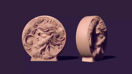 Bacchus God of winemaking  for casting soap and candles