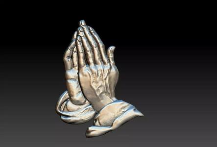 Praying Hands Mao Rezando Relief