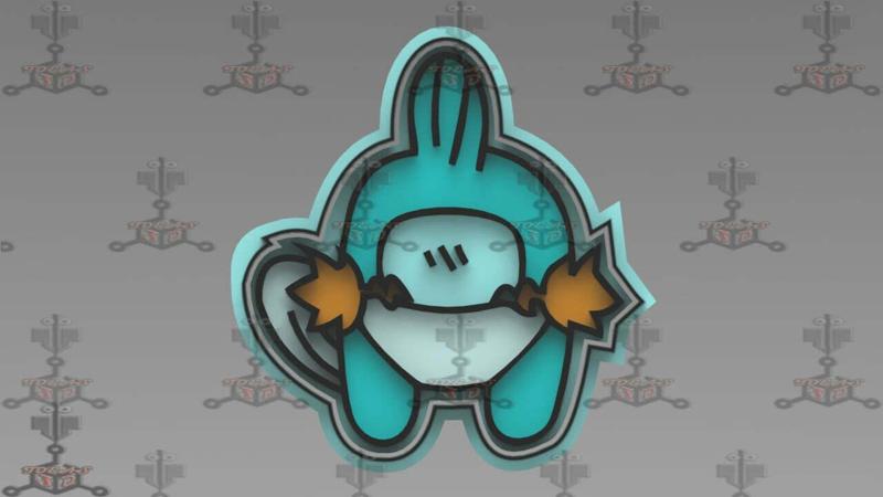 Cookie cutter pokeamong Mudkip
