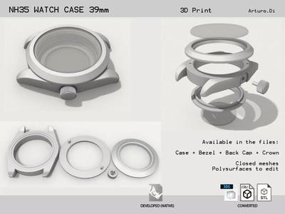 NH35 Watch Case 39mm