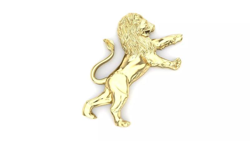 Lion sculpture 3D