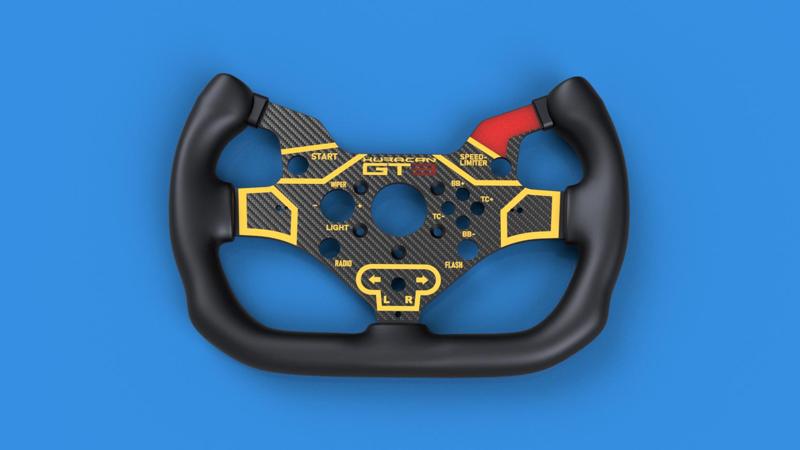 Trustmaster T300RS Steering Wheel Audi R8 Huracan GT3 Mods