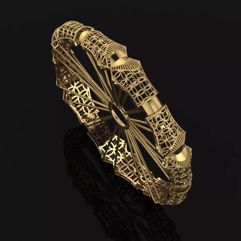 Beautiful Arabic Bangle - In 4 sizes