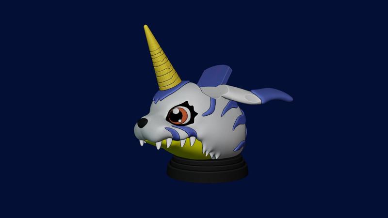 Gabumon Joystick Stand / Digimon