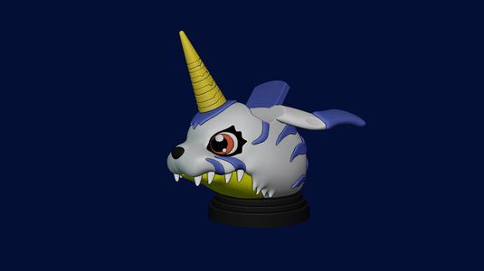 Gabumon Joystick Stand / Digimon