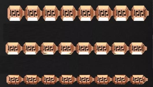 3 Size Gold Bracelet 3dm stl renders details