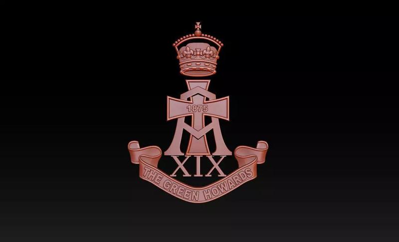 3D model The Green Howards Coat Of Arms