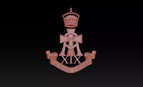 3D model The Green Howards Coat Of Arms