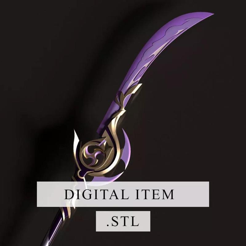 Genshin Impact - Engulfing Lightning - 3d file stl