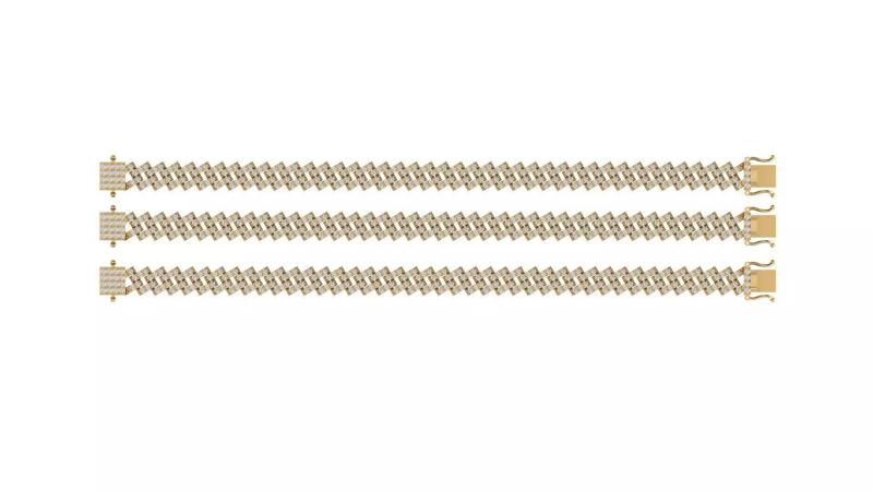 8 MM MIAMI CUBAN LINK CHAIN BRACELET OR NECKLACE