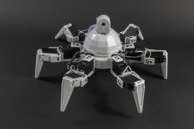 Six Hexapod built with EZ-Bits that clip together