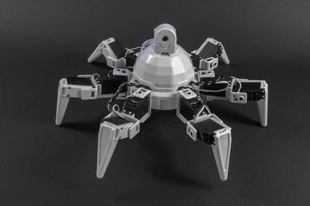 Six Hexapod built with EZ-Bits that clip together