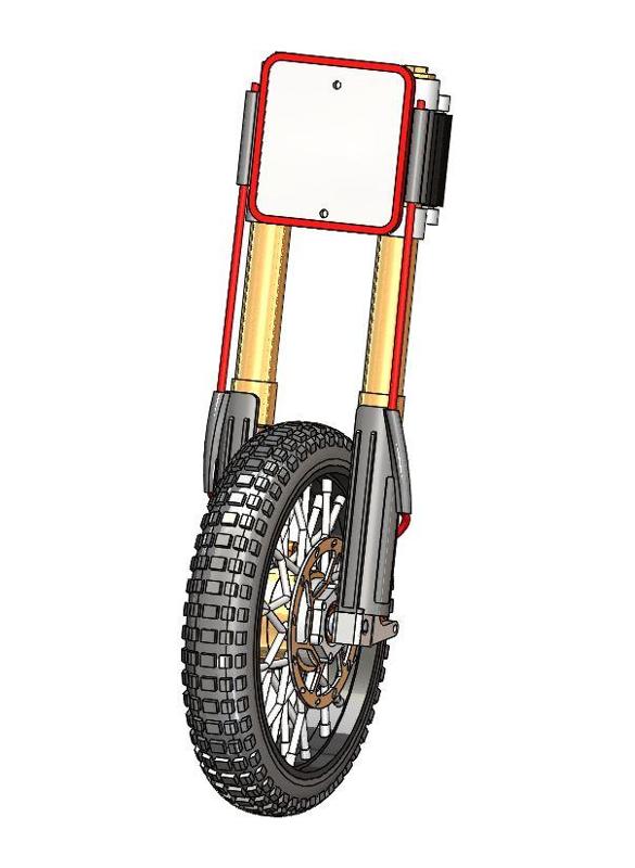 Headlight plate ARX 540/X-RIDER/REELY DIRT BIKE