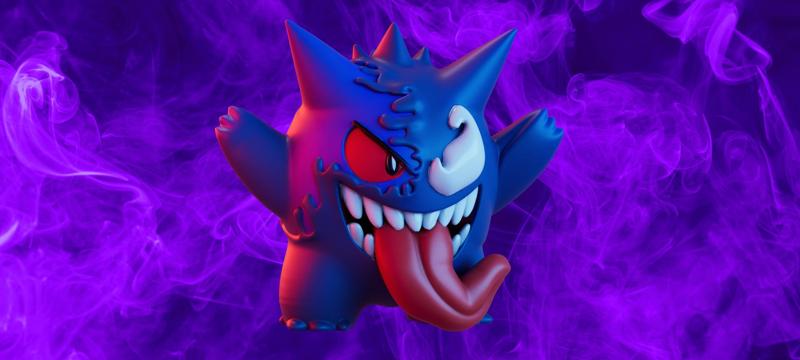 Gengar Venom - Pokémon x Marvel Fusion 3D STL Figure
