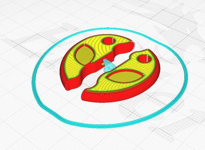 Alien Split Keychain Holder - 3D Printable File with Magnet Slot