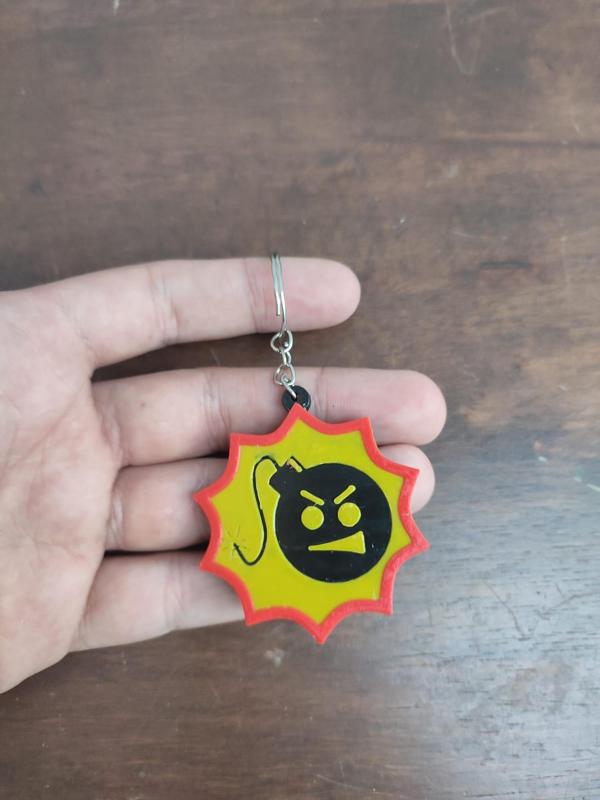 Serious Sam logo Keychain