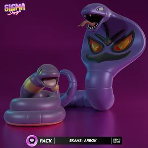 pack - ekans arbok