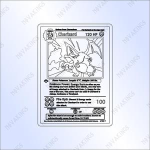 Charizard Pokemon Card Vector SVG PDF DXF Laser Cutter File