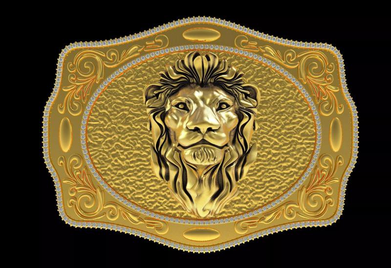 MYADDICTION  Line Cowboy Belt Buckle