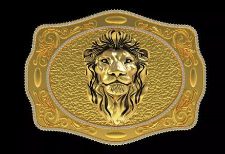 MYADDICTION  Line Cowboy Belt Buckle