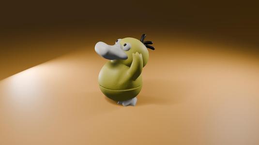 Psyduck 3D Card Holder - The most confused guardian of your cards