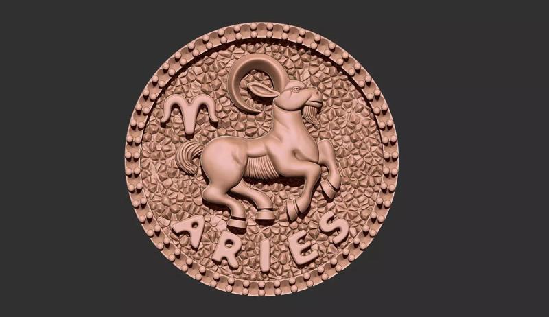 Aries Horoscope Pendant pre supported files are included
