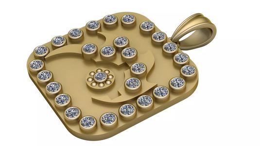 ARITIFICIAL BEATS   PANDANT 3D PRINTABLE MODAL