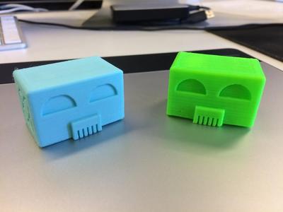 K-12 Lesson Plan 3D Modeling Class - Robot Head Pencil Top