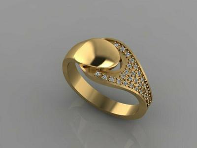gold diamond ring