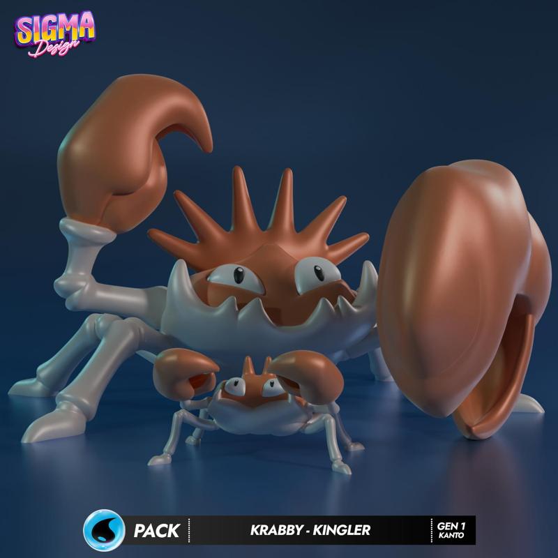 pack - krabby kingler