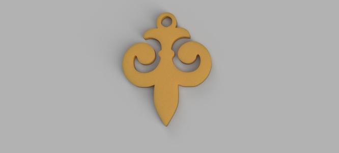 Unique 3D Keychain – Stylish and Easy to Print!