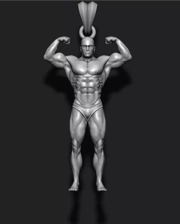 Bodybuilder pendant